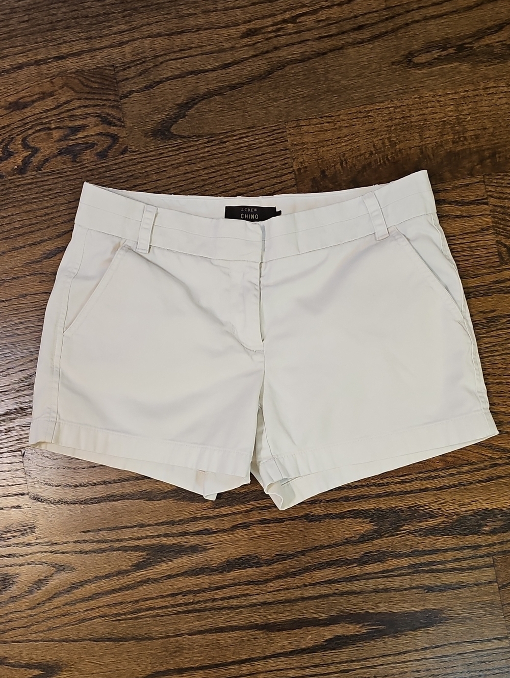 J. Crew White Women's Chino Shorts Size 4